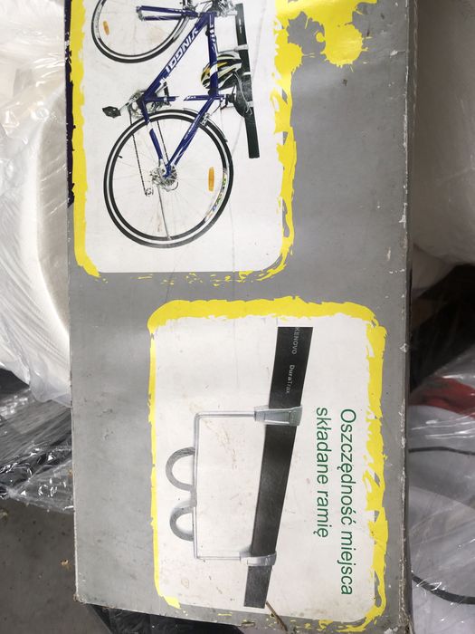 Hak rowerowy poziomy 20kg na szynie Nowy bagaźnik rowerowy