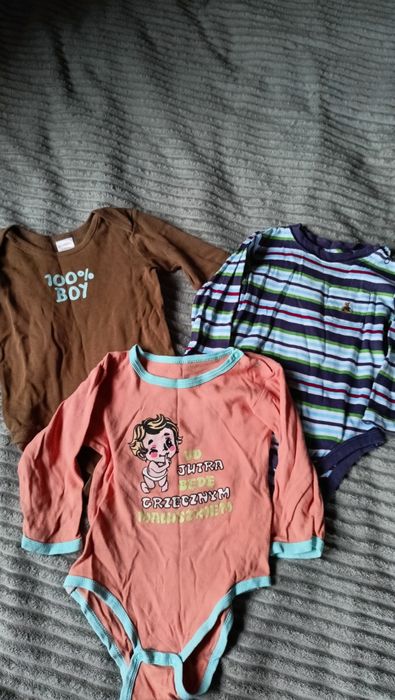 Body długi rękaw dla chłopca 86