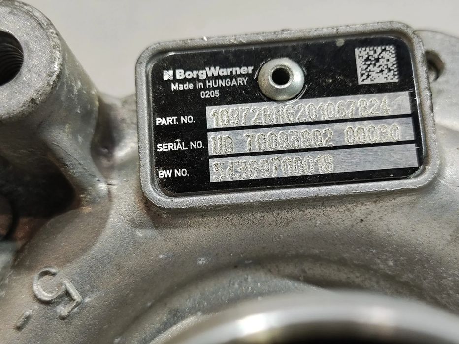 Turbo Renault BorgWarner Motor 1.6 DCI R9ME409 Renault 8201067824