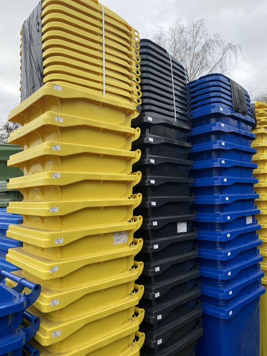 Pojemnik kosz kubel kontener śmietnik na odpady śmieci 120l eko bio