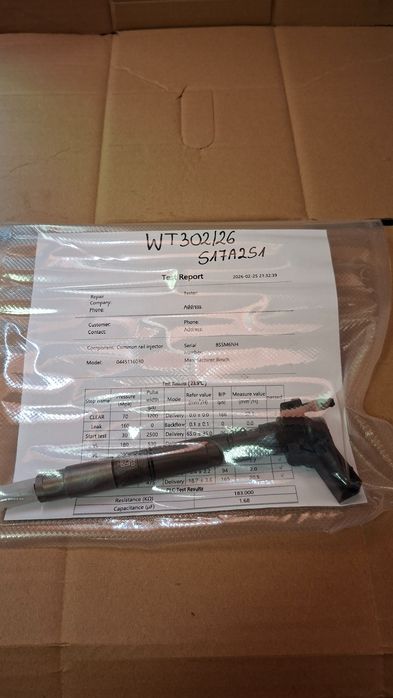 Wtryskiwacz Vw 2.0Tdi Bosch 0445116030 Wydruk