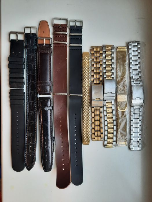Браслет чоловічі жіночі для часов, годинника 22, 20, 18, 16, 14, 12 мм