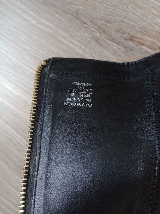 Kozaki damskie przejściowe marki Zara rozm 37. Stan idealny.