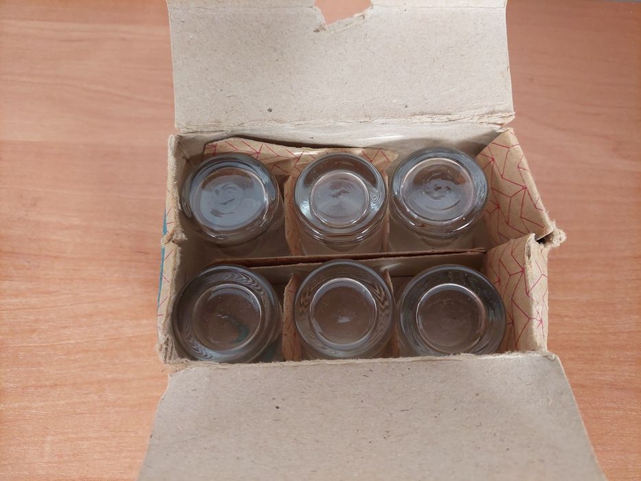 Klasyczne kieliszki 25g 25ml PRL