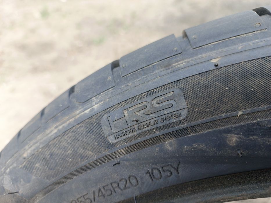 (C) Nowe opony letnie 255/45/20 Hankook RUN FLAT 2 sztuki 24r