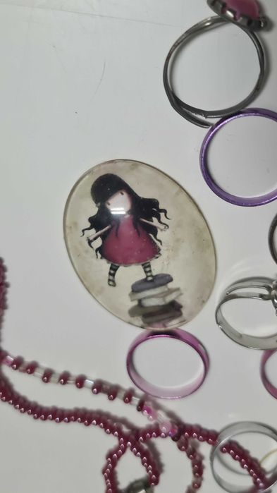 Lote Bijuteria para DIY / Manualidades / Loisirs Créatifs (Com Caixa)