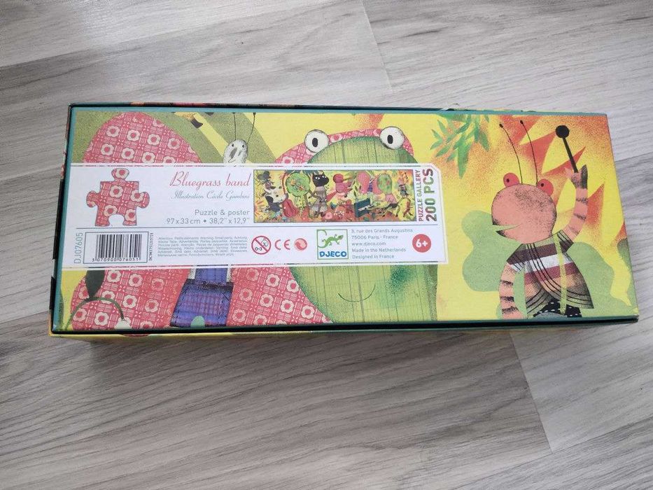 Пазл Музична група Djeco 200 елементів якісний, б/у, оригінал