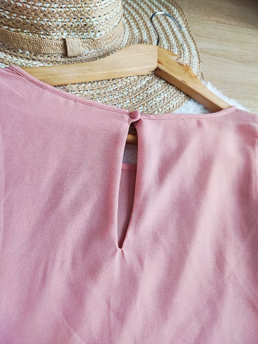 Elegancka rozkloszowana sukienka na wesele chrzciny plus size