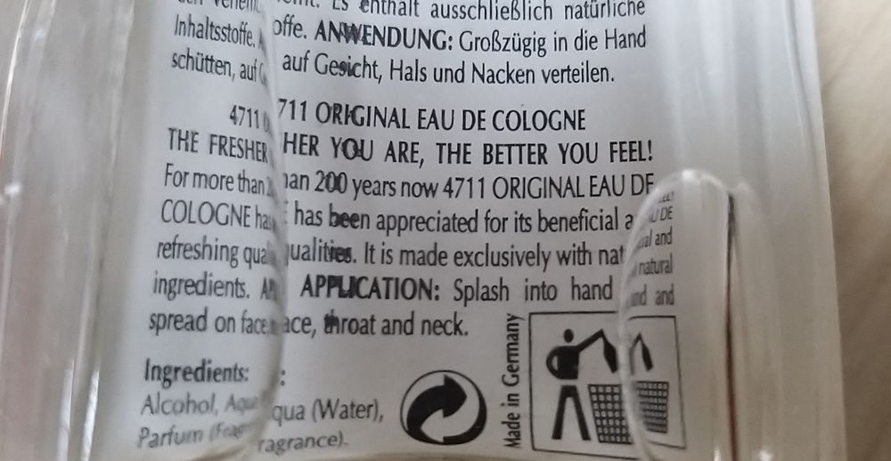 4711 Original Eau de Cologne.
