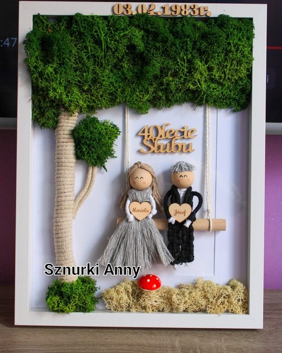 Personalizowane ramki w dniu ślubu/ rocznica ślubu pamiątka prezent