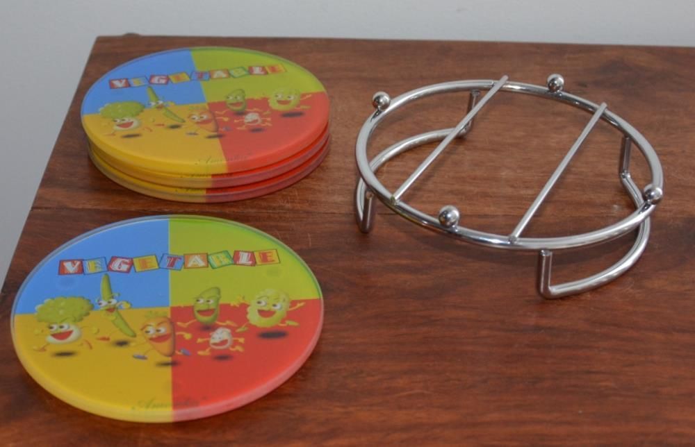 Conjunto bases para copos – Bases em vidro