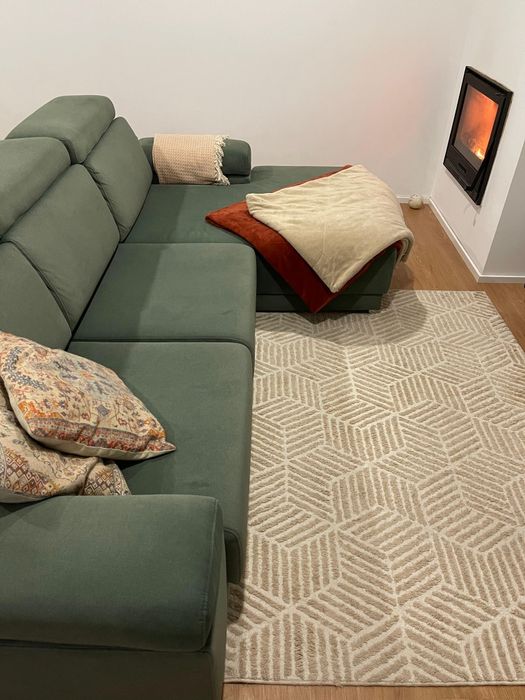 Sofá  em tecido como novo