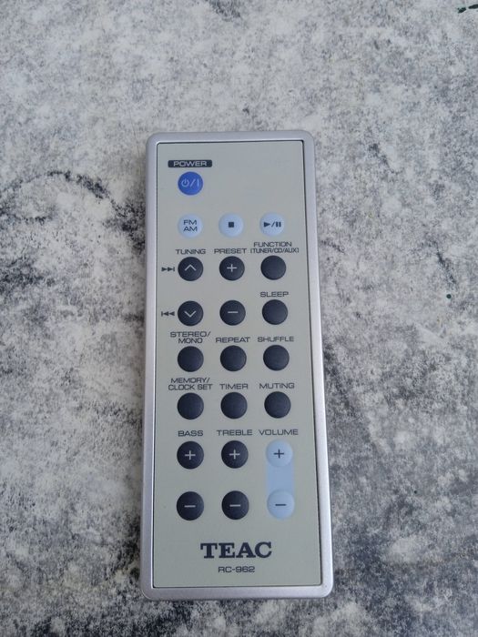 Comando remoto aparelhagem vintage TEAC