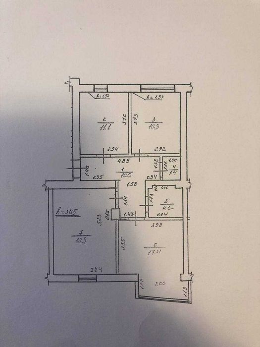 3-кімнатна в новобудові в центрі!