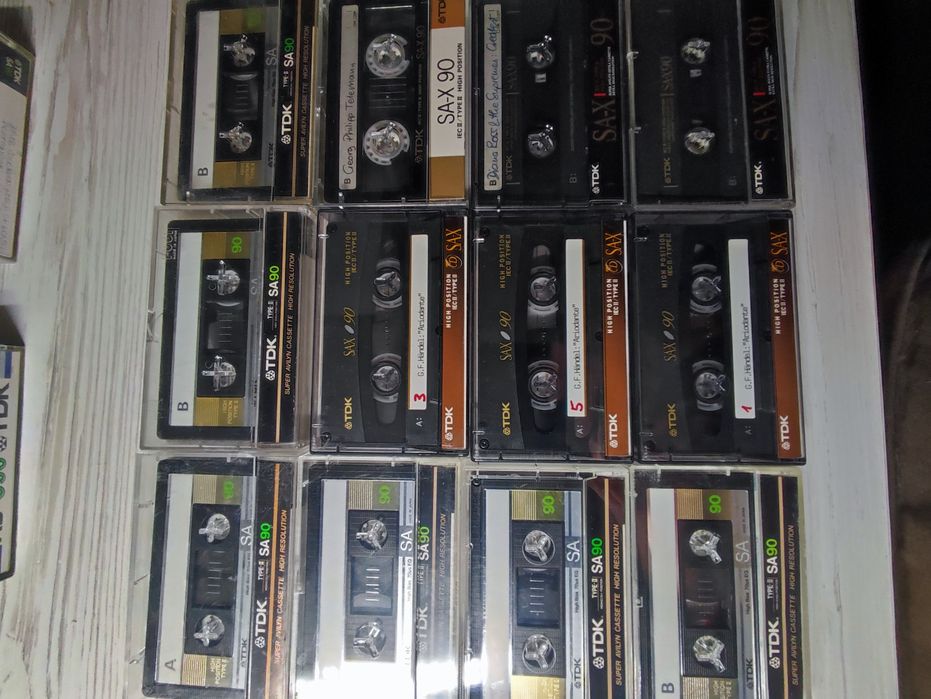 TDK SA 90, SA-X 90 хромові аудіокасети