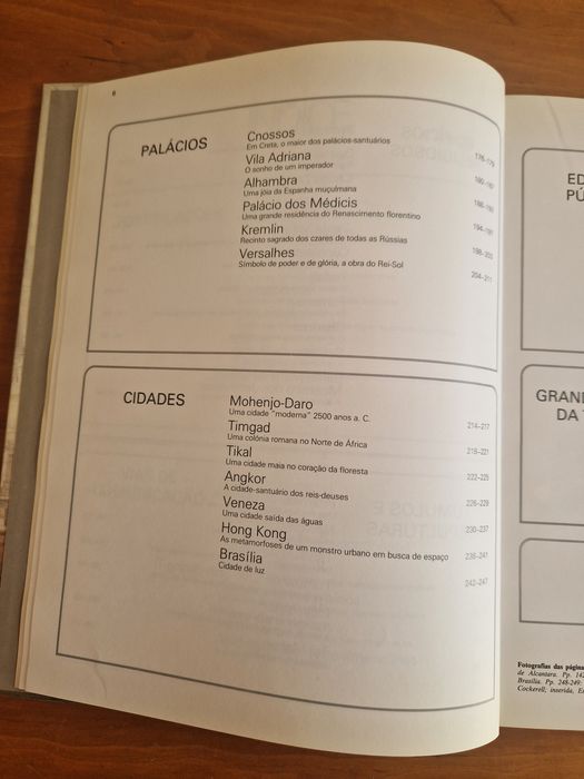 Livro "As Grandes Construções do Homem", Selecções do Reader's Digest