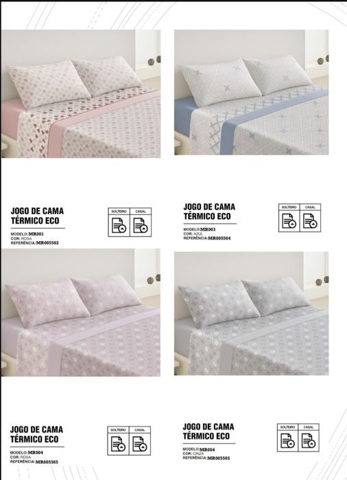 Jogo de cama Casal Lençóis de cama