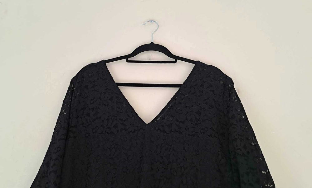 Elegancka sukienka z koronki H&M rozm 50/52