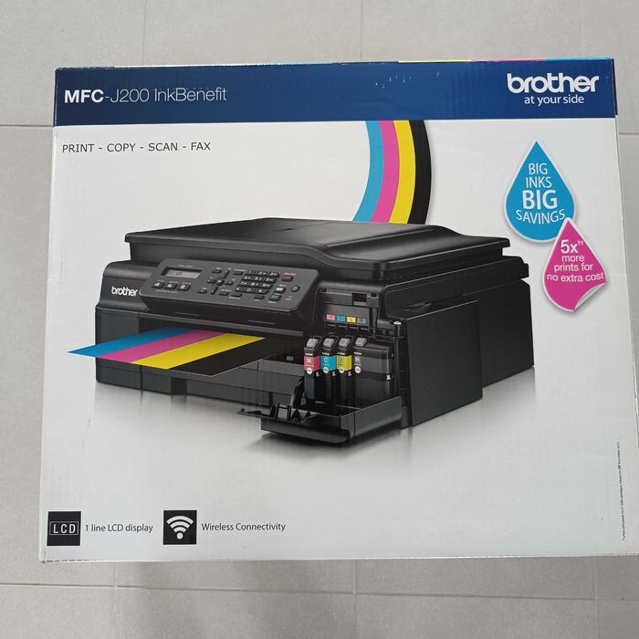 drukarka Brother MFC-J200 Ink Benefit