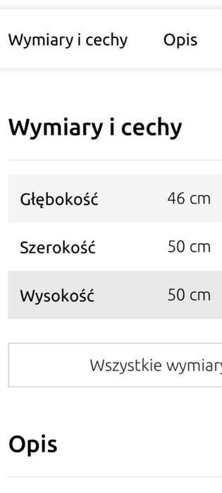Szafka nocna  2 sztuki Bialy połysk
