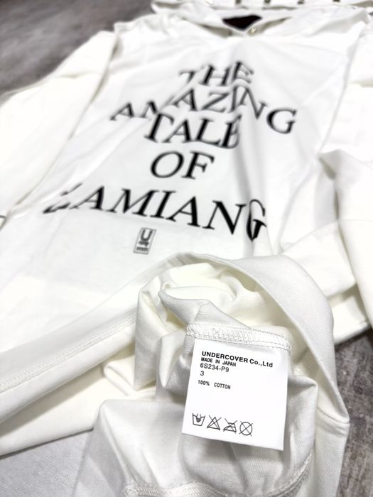 Худи Undercover longsleeve кофта undercover white opium archive erd