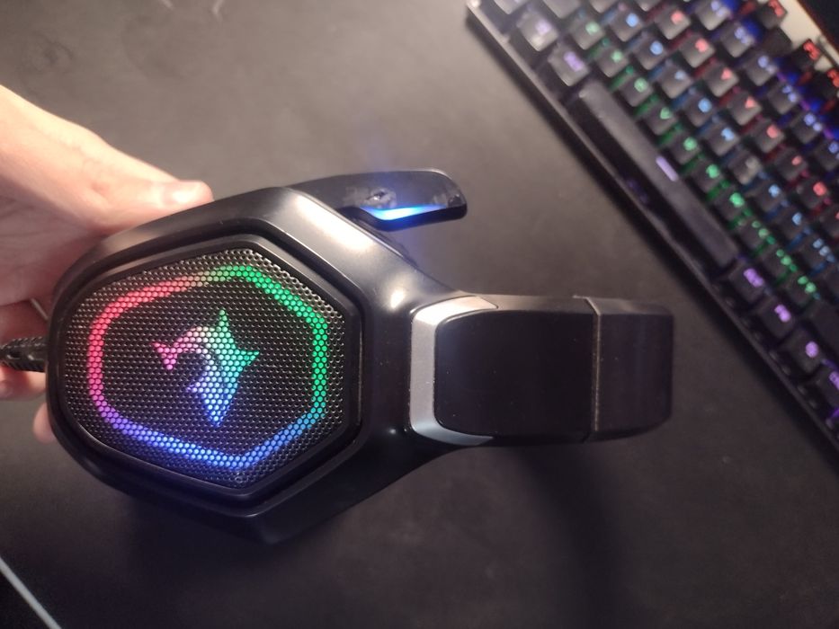 Słuchawki gamingowe z RGB