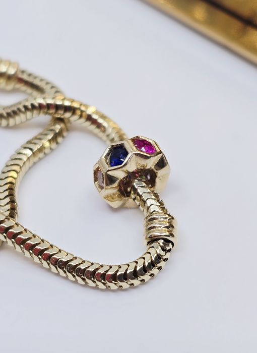 Złoty charms beads próba 585 14k