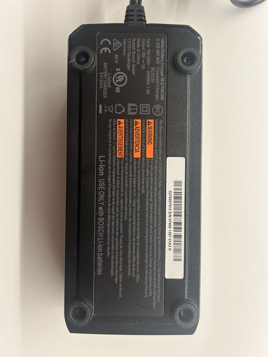 Carregador Ebike Bosch BC230