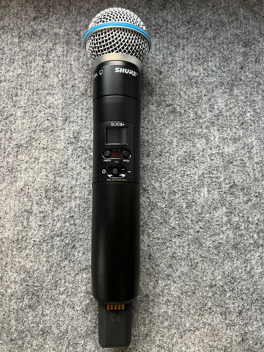 Nadajnik Shure SLXD2+/B58-G65 Beta 58A – mikrofon bezprzewodowy SLX-D+