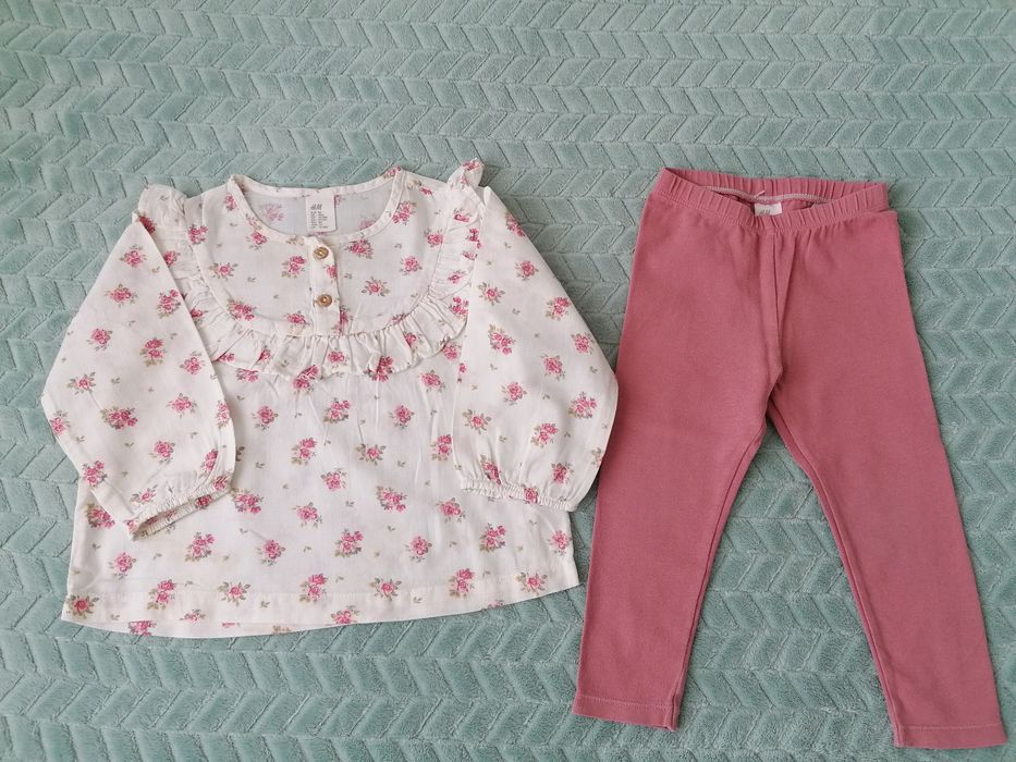 Komplet H&M rozm. 86 12-18 M