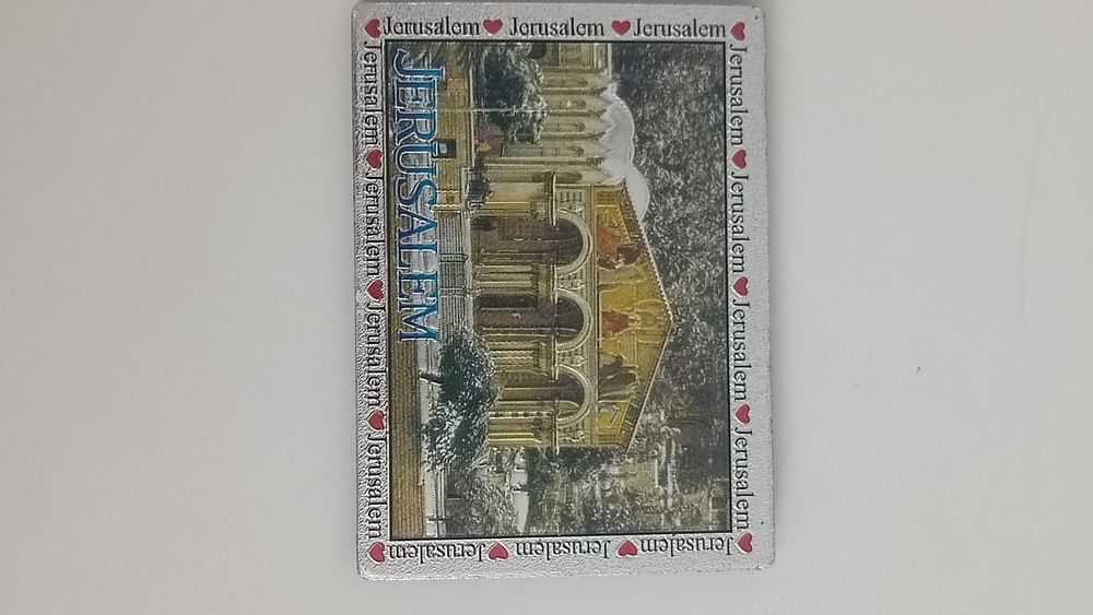 Nowy magnes na lodówkę Jerozolima Izrael Jerusalem