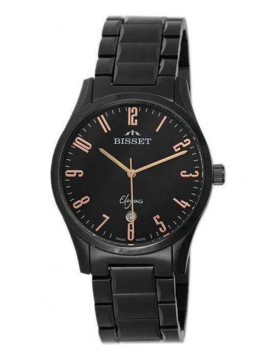 Zegarek Męski Bisset Crystal II Stalowy BSDD17