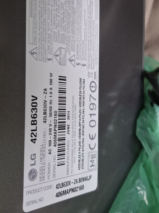 Tv samsung 32 cali  dvb-t pilot
