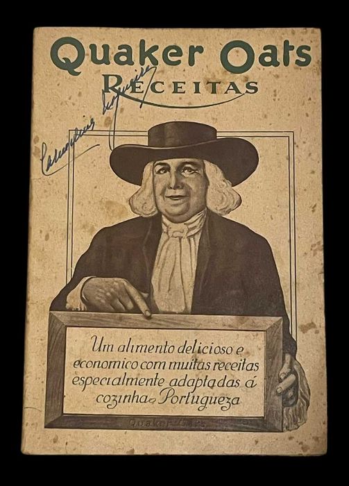 " Quaker Oats" de 1930 do Poeta FERNANDO PESSOA => Raridade