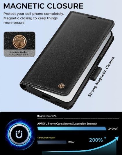 Чехол AIMOYU для Samsung Galaxy S24 Ultra, чорний