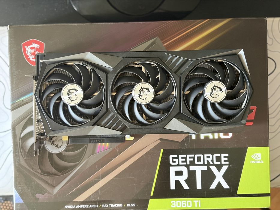 Відеокарта MSI Gaming Z Trio RTX 3060TI 8GB з коробкою