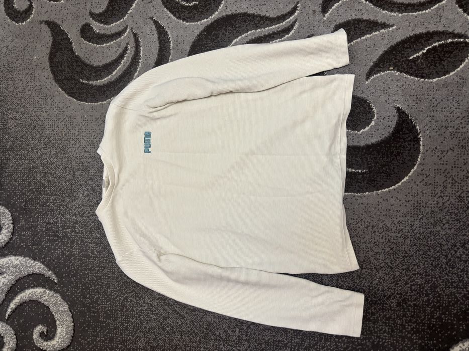 Белый лонгслив Puma