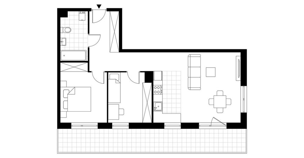 3-pokojowe mieszkanie 62m2 + balkon Bezpośrednio