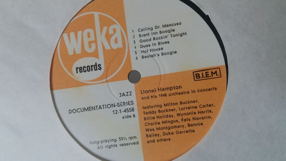 Lionel Hampton 1948 concert