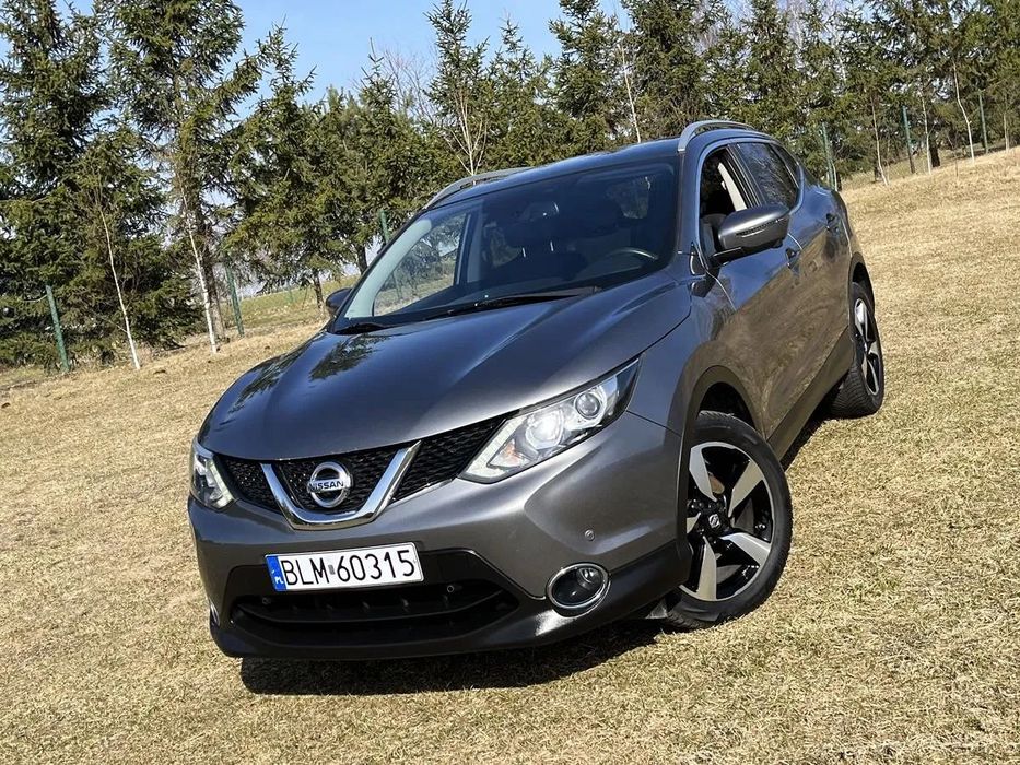 Nissan Qashqai kamera 360 PANORAMA wymieniony rozrząd i olej NAWIGACJA, bezwypadkowy