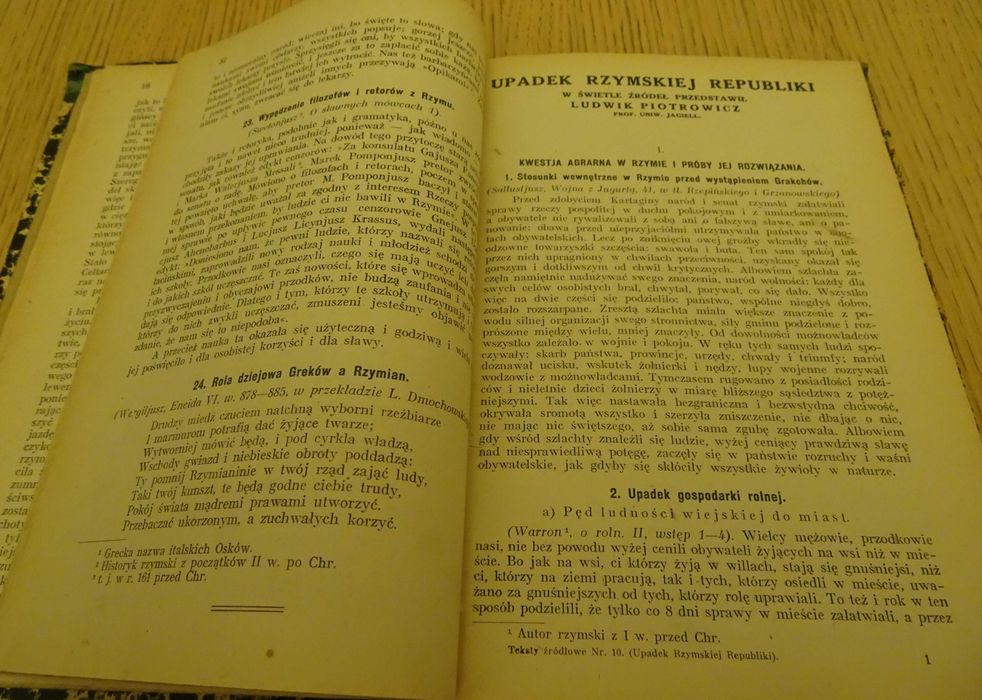 Republika rzymska w dobie rozkwitu Ludwik Piotrowicz 1923 + inne prace