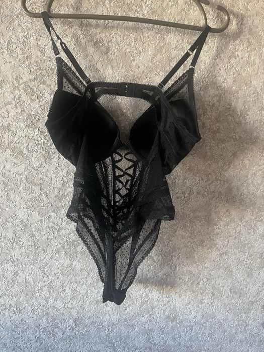 Комбидресс гепюровый черного цвета