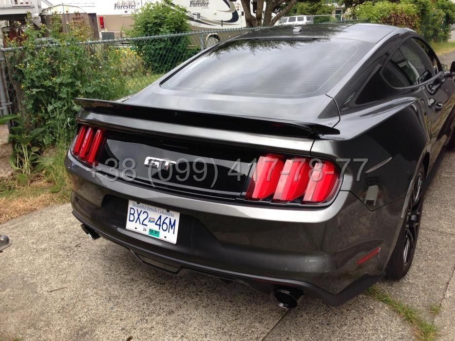 Спойлер GT350 на багажник Ford Mustang Форд Мустанг 2015-2022 пластик