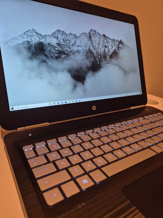 Portátil Cinza HP.