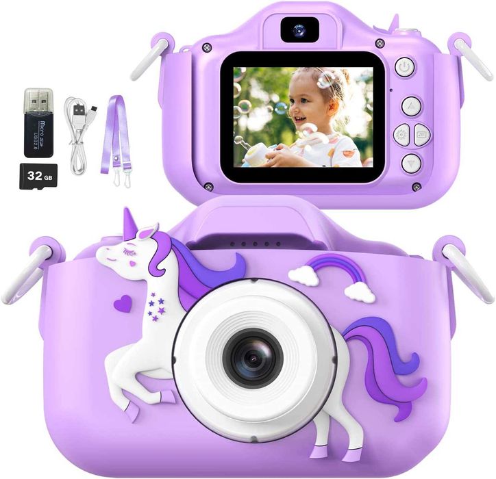Kids Digital Aparat dla dzieci LCD 32GB jednorożec