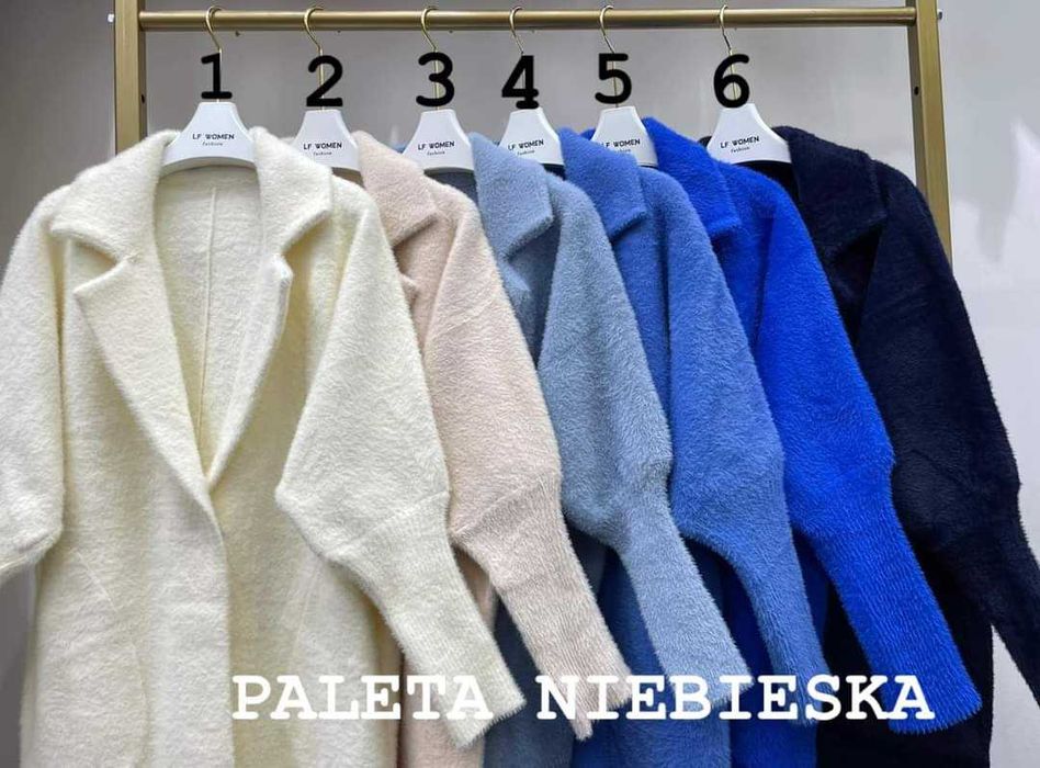 Płaszcz alpaka klasyczny model wybierz swój kolor