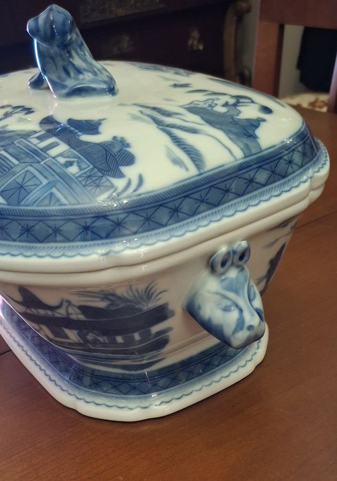 Terrina Vista Alegre Blue Canton NOVA