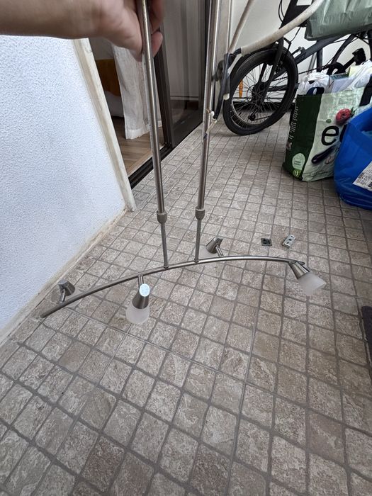 Candeeiro de teto inox