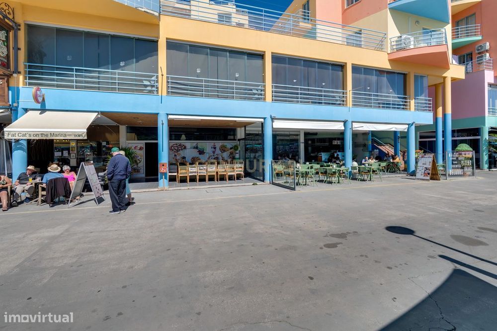 Espaço Comercial na Marina de Albufeira. Restaurante, Bar, Snack-bar,
