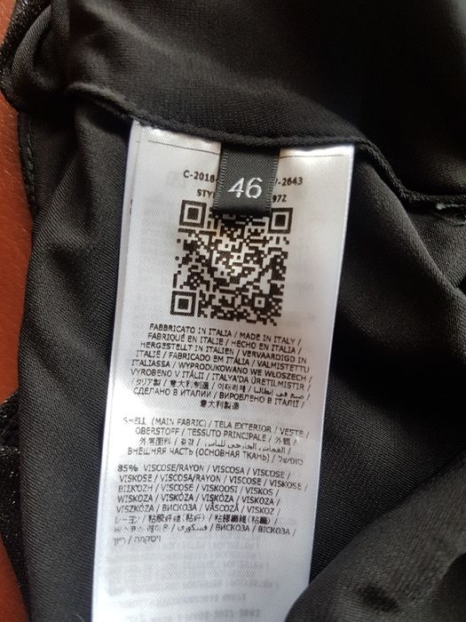 Piękne połyskujące, body na jedno ramię Marciano, rozmiar XL.